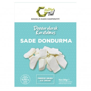 Dondurularak Kurutulmuş Sade Dondurma 30 GR